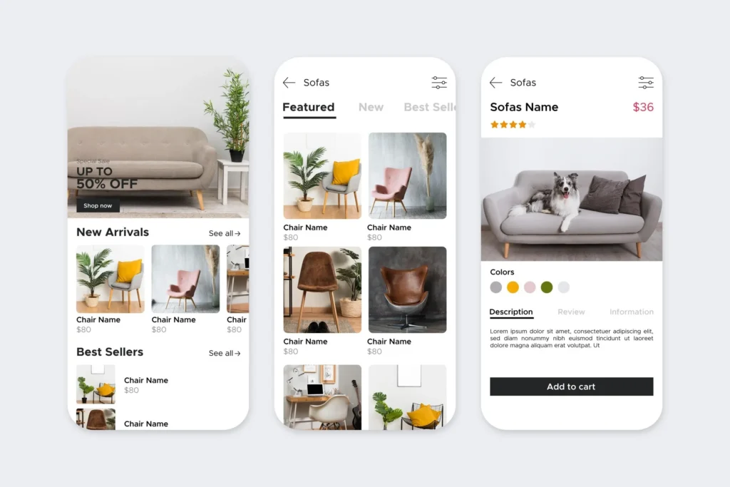 servizi di ecommerce, sito web